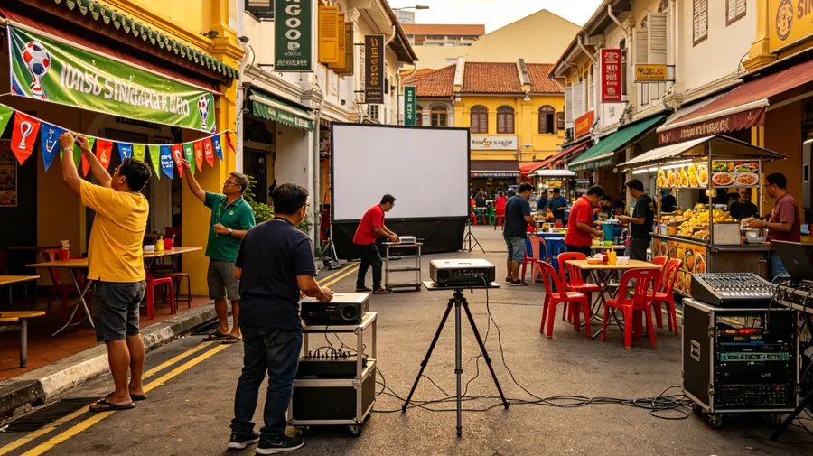 Singapore Is Quietly Getting Ready for Another Month of World Cup Madness